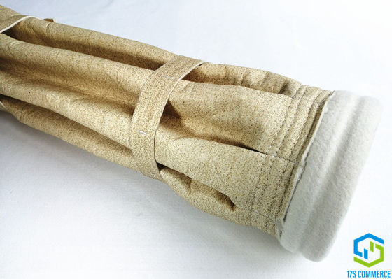 Aramid Pleated ফিল্টার ব্যাগ 130mm Baghouse ফিল্টার ব্যাগ অনুভূত
