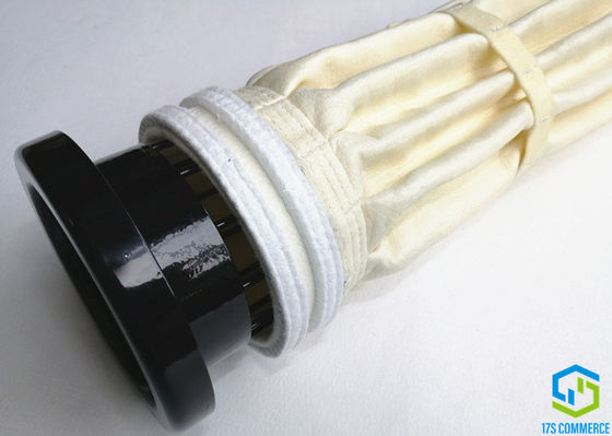 130mm এক্রাইলিক ফিল্টার ব্যাগ 120mm ব্যাগ হাউসের জন্য স্টার কেজ