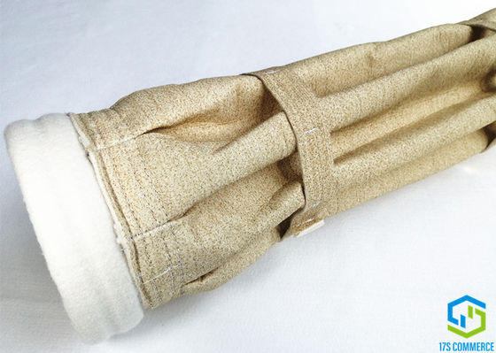 Aramid অনুভূত ধুলো সংগ্রাহক ব্যাগ উচ্চ দক্ষ ফিল্টার সারফেস প্রসারিত