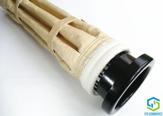 500gsm Aramid ফিল্টার ব্যাগ এবং খাঁচা রাউন্ড স্টার ফিল্টার ব্যাগ