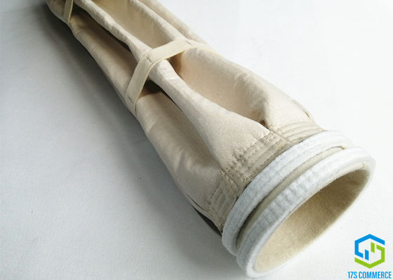 8 Pleats PPS ফিল্টার ব্যাগ 150mm 150mm ব্যতিক্রমী স্থায়িত্ব