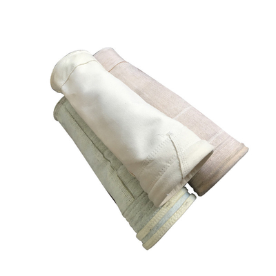 অ বোনা PTFE Pleated ফিল্টার ব্যাগ গুটিকা কাফ মাথা