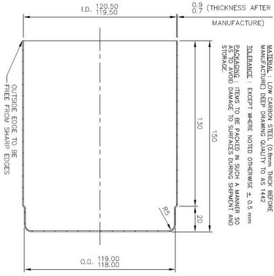 120x150mm 120x80mm ফিল্টার কেজ কাপ