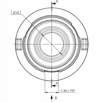 Mikropul অ্যালুমিনিয়াম Venturi 164x75x180mm