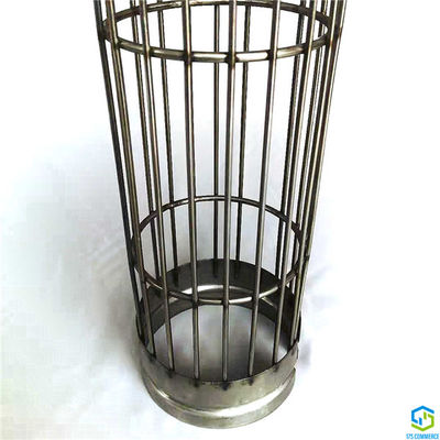 Crimped নীচের ক্যাপ 250mm স্টেইনলেস স্টীল ফিল্টার খাঁচা