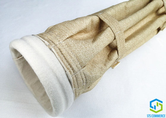150mm Aramid ফিল্টার ব্যাগ Nomex ফিল্টার ব্যাগ ফিল্টার এলাকা প্রসারিত করুন