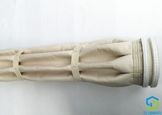 130mm 8 Pleat PPS ফিল্টার ব্যাগ সীল কাফ স্টার ফিল্টার ব্যাগ