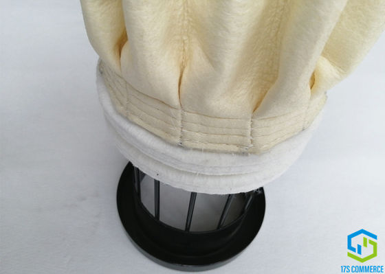 130mm এক্রাইলিক ফিল্টার ব্যাগ 120mm ব্যাগ হাউসের জন্য স্টার কেজ