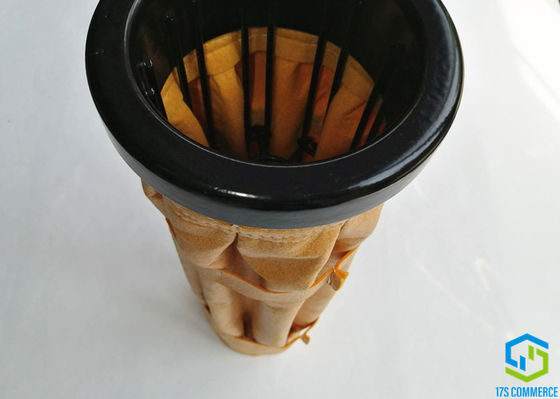 P84 130mm ইন্ডাস্ট্রিয়াল ফিল্টার ব্যাগ 120mm স্টার কেজ 500pcs / দিন