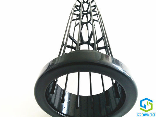138mm 12 Pleats Baghouse ফিল্টার খাঁচা সিলিকন আবরণ