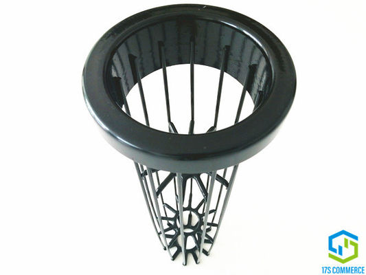 138mm 12 Pleats Baghouse ফিল্টার খাঁচা সিলিকন আবরণ