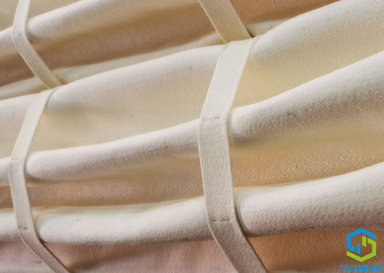 8 Pleats 120mm এক্রাইলিক ফিল্টার ব্যাগ ধুলো পরিস্রাবণ ব্যাগ